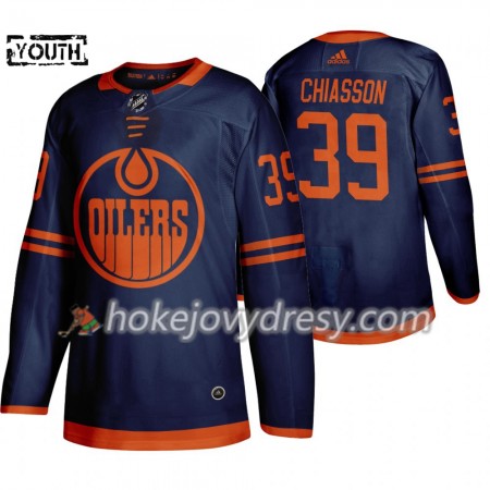 Dětské Hokejový Dres Edmonton Oilers Alex Chiasson 39 Adidas 2019-2020 Modrý Authentic